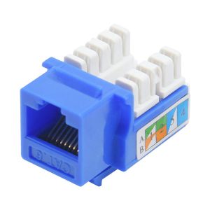 High-Quality Cat6 RJ45 180° Toolless Vertical Keystone Jack