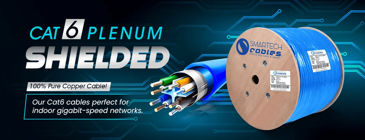 High-Speed Connection with Cat6 Plenum Shielded Cable